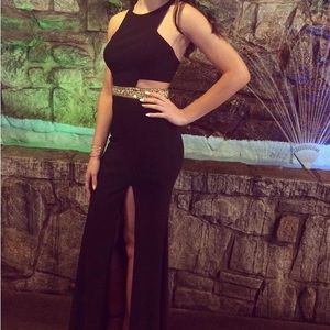 Black and gold prom dress!
